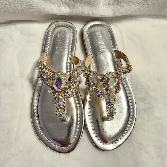 Azalea Wang Flip Flop Sandal - Size 7 - Picture 2 of 6